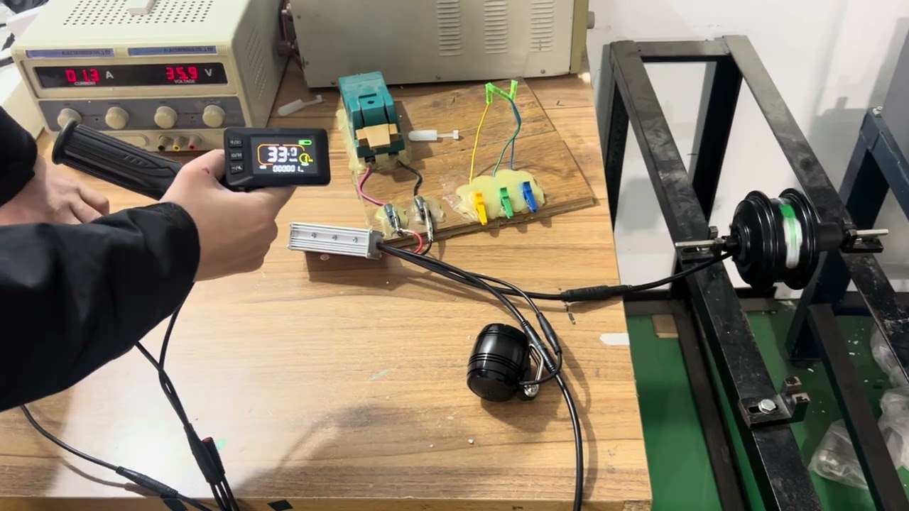 Testing video before shipment - SR85TTS #electricbikekit #electricmotor