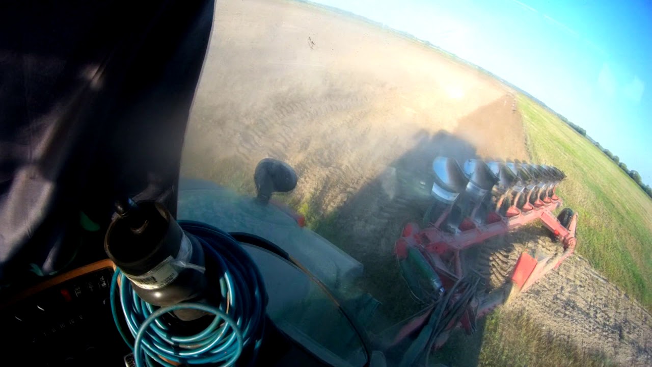 John Deere 8420 и Kverneland PN100 вспашка(SJ5000)