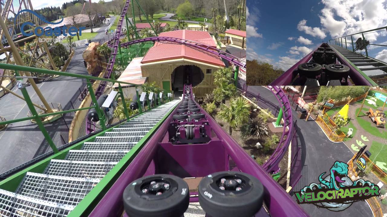 Velociraptor Paultons Park OnRide POV 4K