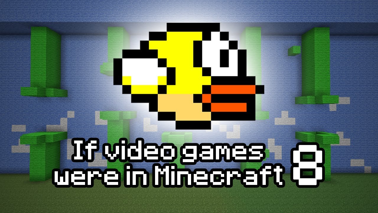 If Video Games Were In Minecraft 8
