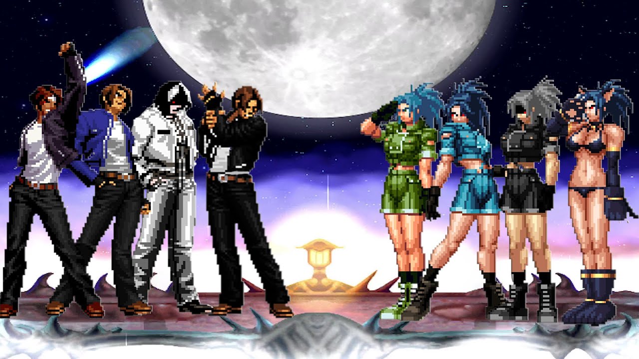 [KOF Mugen] Команда Кио Кусанаги против команды Леоны Хейдерн