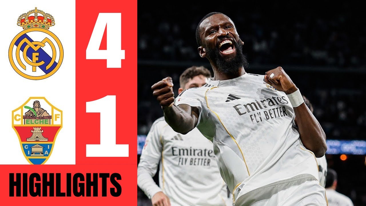 Real Madrid vs Elche 2-0 Highlights  All Goals & Extended highlights / la liga 2026