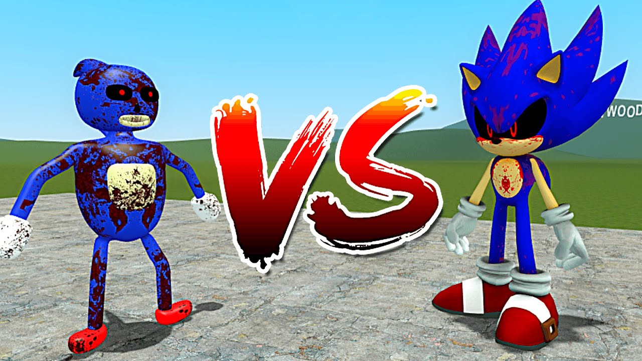 SONIC.EXE VS SANIC.EXE WHO STRONGEST IN GMOD
