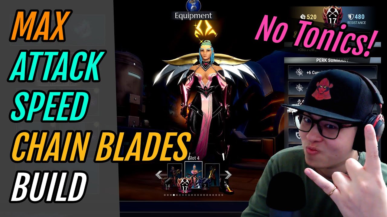 Dauntless - Max Attack Speed Chain Blades - NO TONICS! - Insane DPS for Insane Slayers!