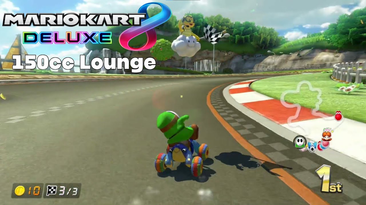 Mario Kart 8 Deluxe 150cc Lounge races! || Maybe KH2 Later