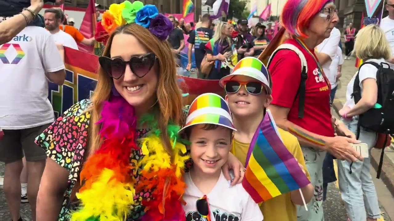 Leeds Pride: Watch thousands at the annual parade