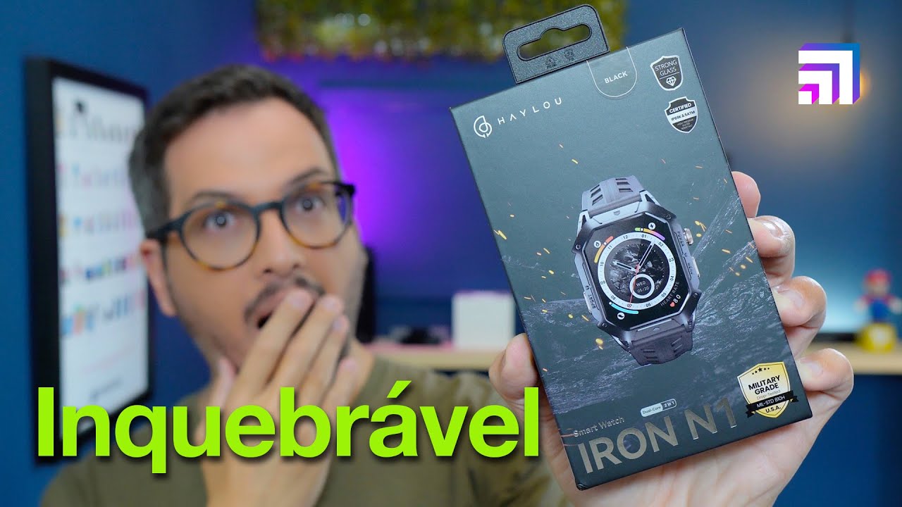 HAYLOU IRON N1 | Smartwatch MONSTRO Que Topa Qualquer Parada!