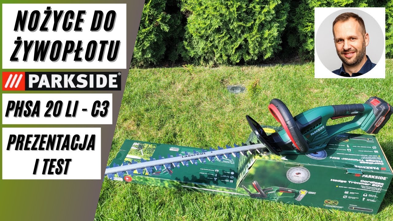 Nożyce do żywopłotu Parkside PHSA 20-Li C3 - test i prezentacja