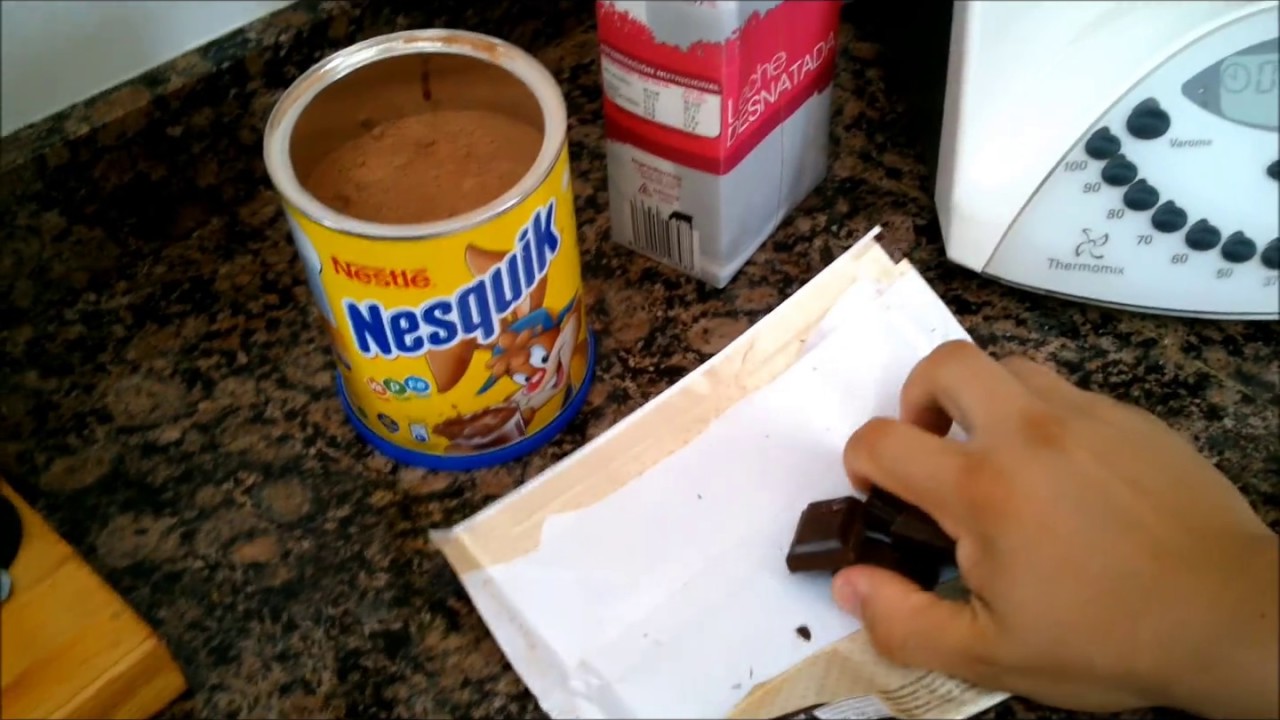 HELADO DE CHOCOLATE CON THERMOMIX