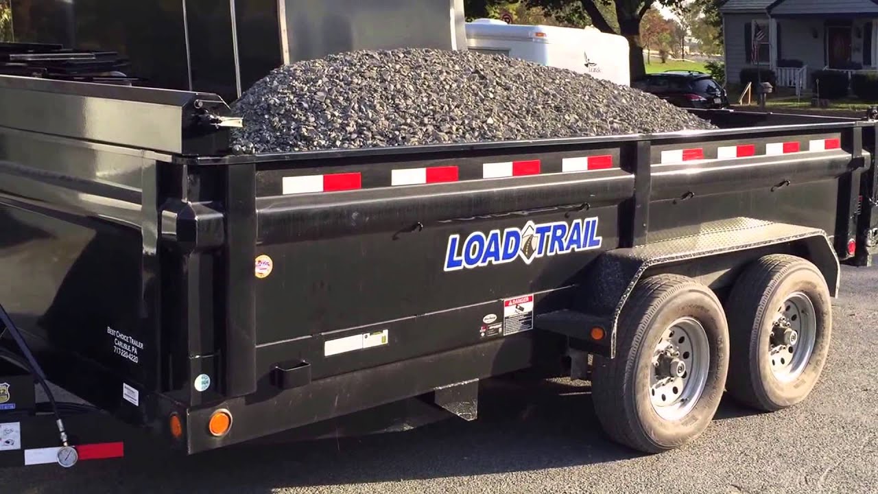 Load Trail Hydraulic Dump Trailer Payload Pressure Test DT14 14000# 717-220-4220 Best Choice Trailer
