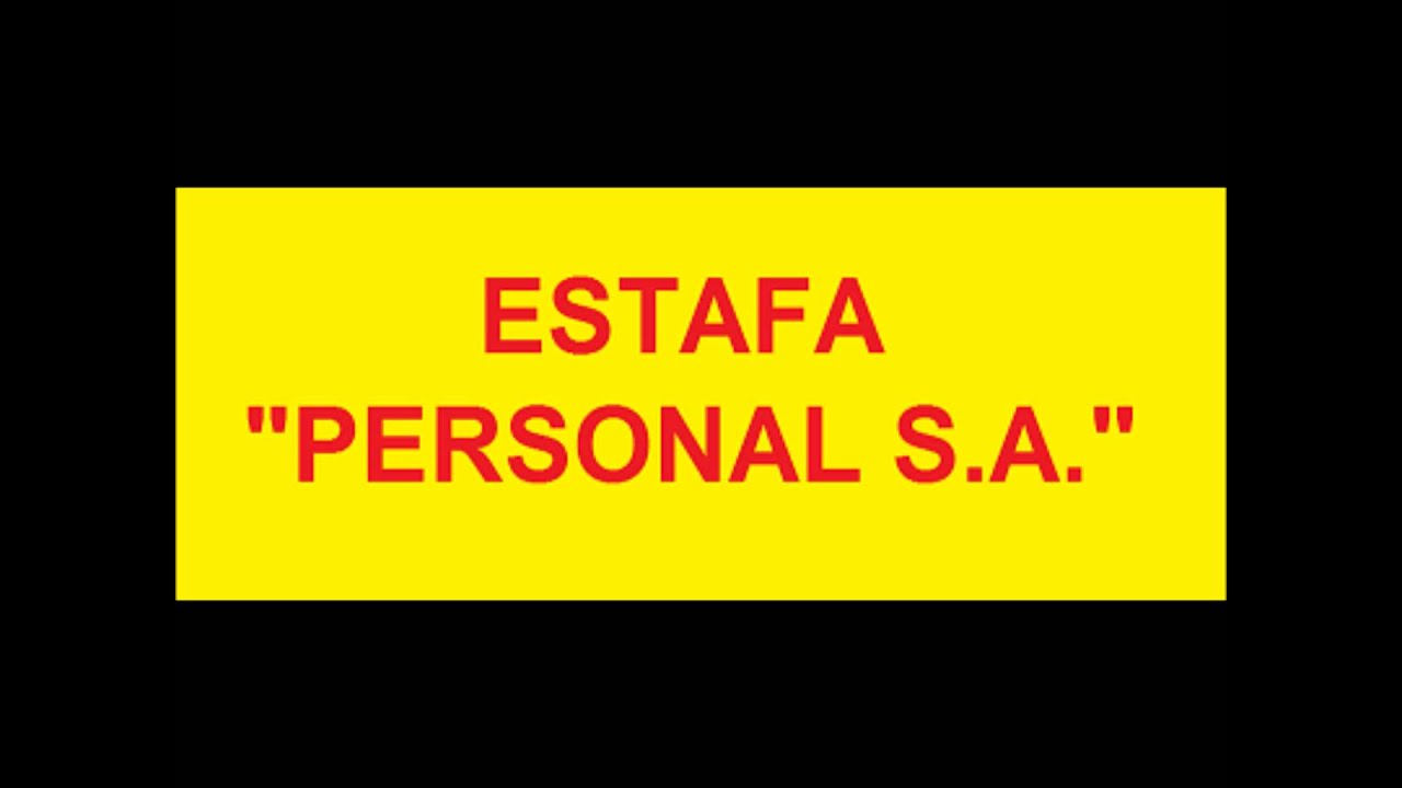 ESTAFA PERSONAL S A