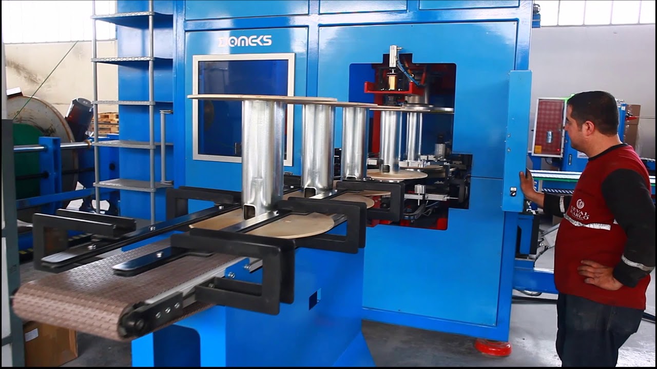 DOMEKS Automatic single head spool  winding line