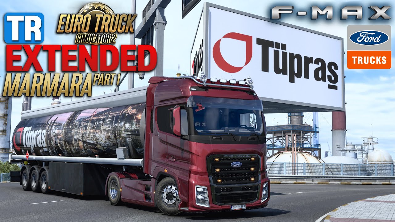 TÜPRAŞ TESİSİNDEN TANKER DORSEYİ ALIP YOLA ÇIKTIK // TR EXTENDED MARMARA PART 1 !!