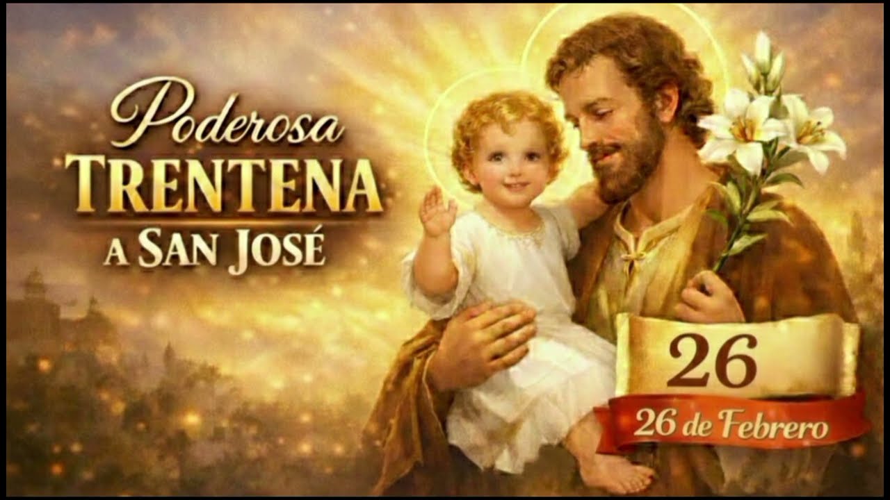 🧺 PODEROSA TRENTENA A SAN JOSÉ | NO TE DEJES PERTURBAR 🙏 DÍA 26 🔥 MENSAJE DE FE