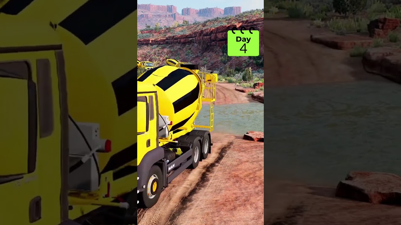 Trak cross river 🚍🚎 (