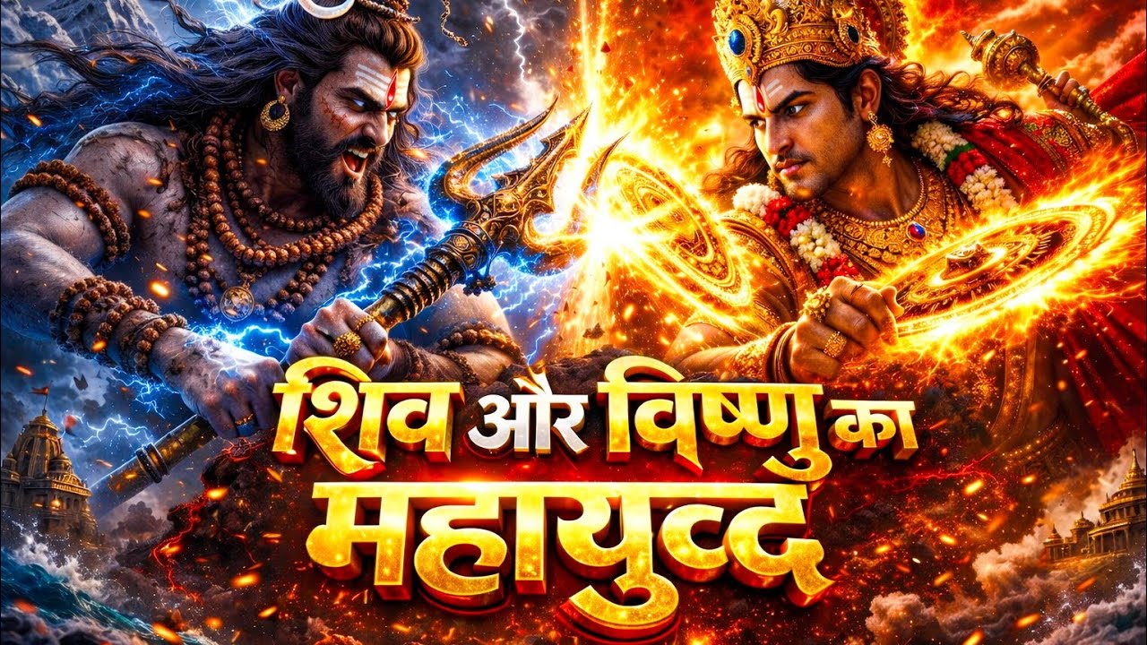 शिव और विष्णु का महायुद्ध | Shiv vs Vishnu Full Story in Hindi | Hindu Mythology Story |