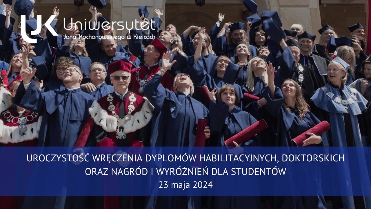 Uroczystość wręczenia dyplomów habilitacyjnych, doktorskich oraz nagród i wyróżnień dla studentów