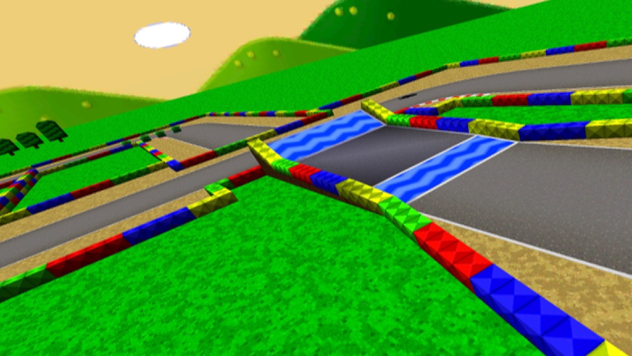 SNES Mario Circuit 2 - Mario Kart Double Dash Retro Track GP | Custom Track Preview