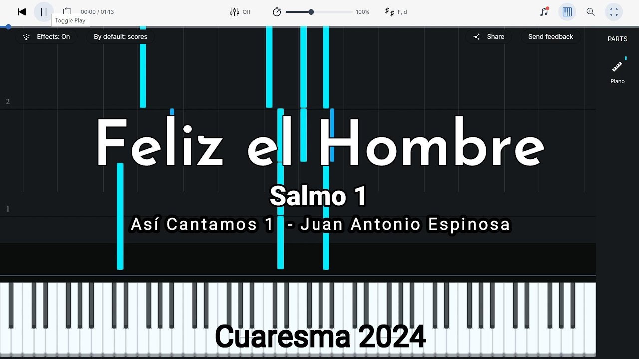 Feliz el Hombre - Musescore