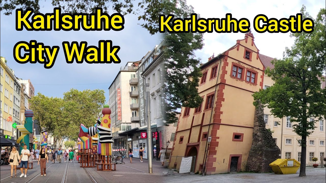 Karlsruhe Castle Germany | Karlsruhe City Walk | One Day Trip