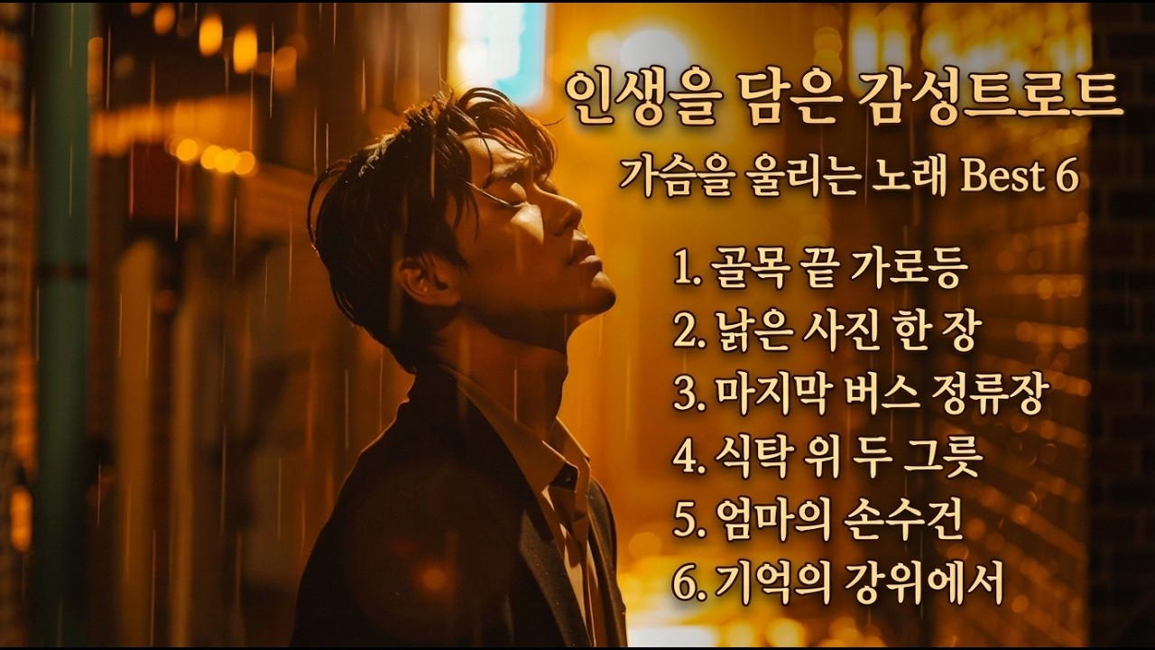 인생을 담은 감성트로트 가슴을 울리는 노래 Best 6