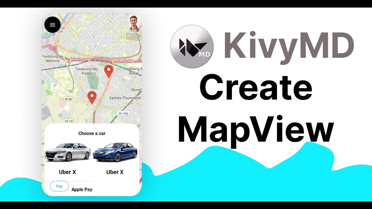 KivyMD Tutorial - Create MapView Design