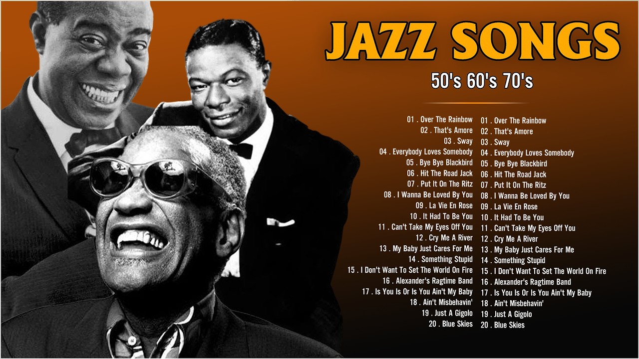 Louis Armstrong, Nat King Cole, Ray Charles 🎷 Timeless Vintage Jazz Hits 50s–70s | Chill Jazz Lounge