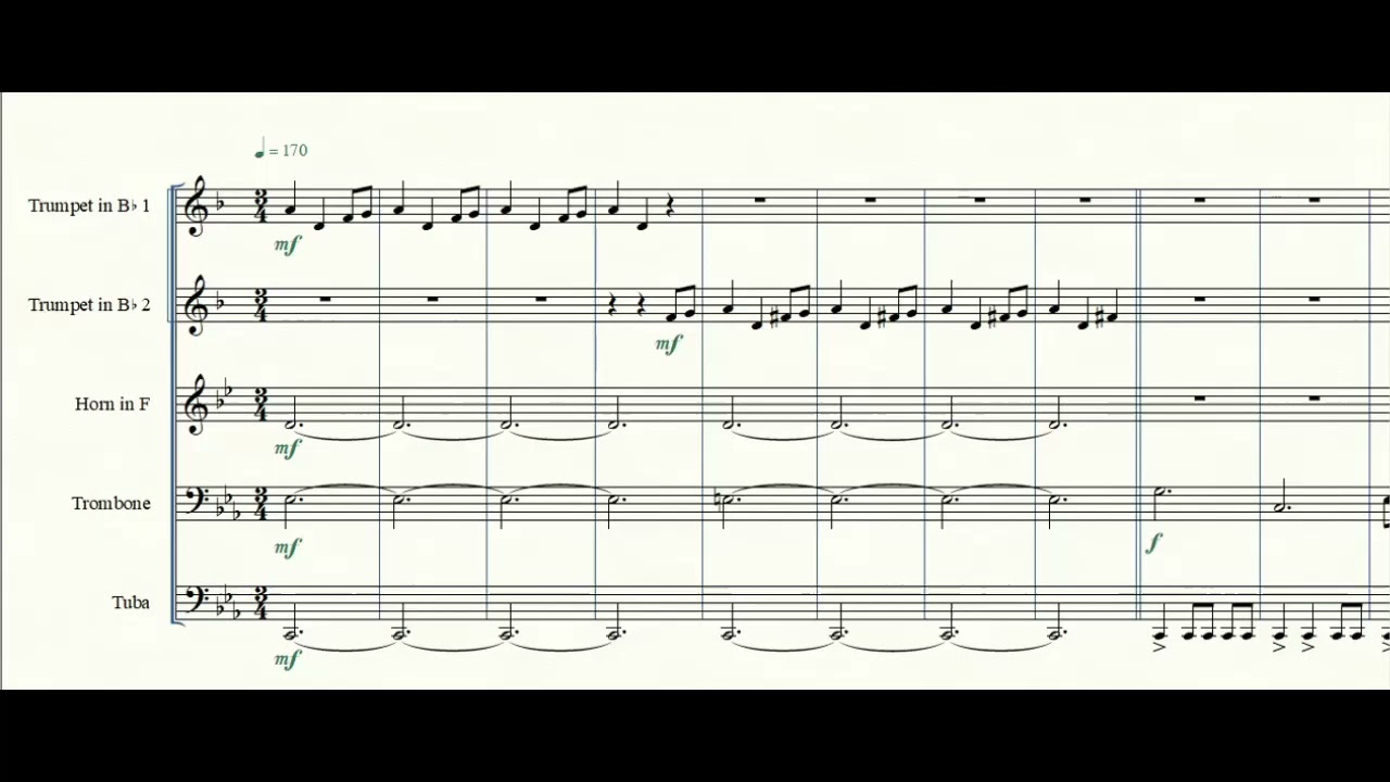 Sheet music | Game Of Thrones | Brass Quintet (Partitura Quinteto de Metales) PDF