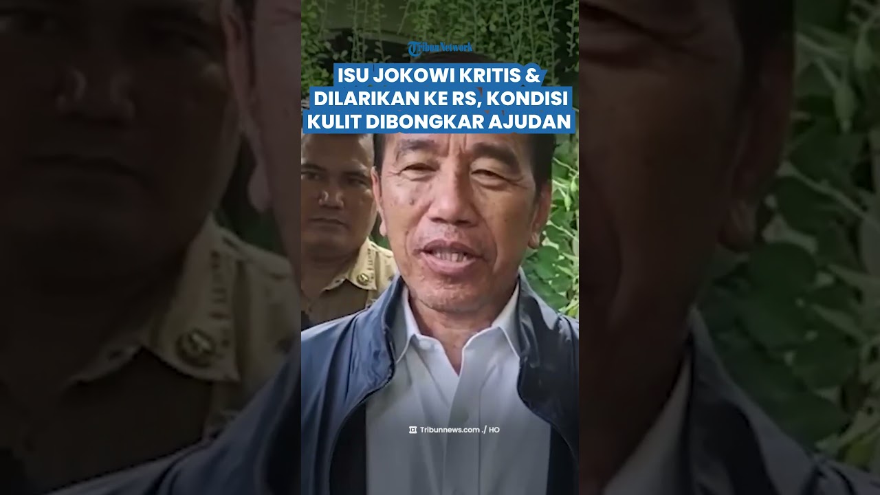 JOKOWI KRITIS & Dilarikan ke RS? Ajudan Bongkar Kondisi Alergi Kulitnya: Masa Pemulihan
