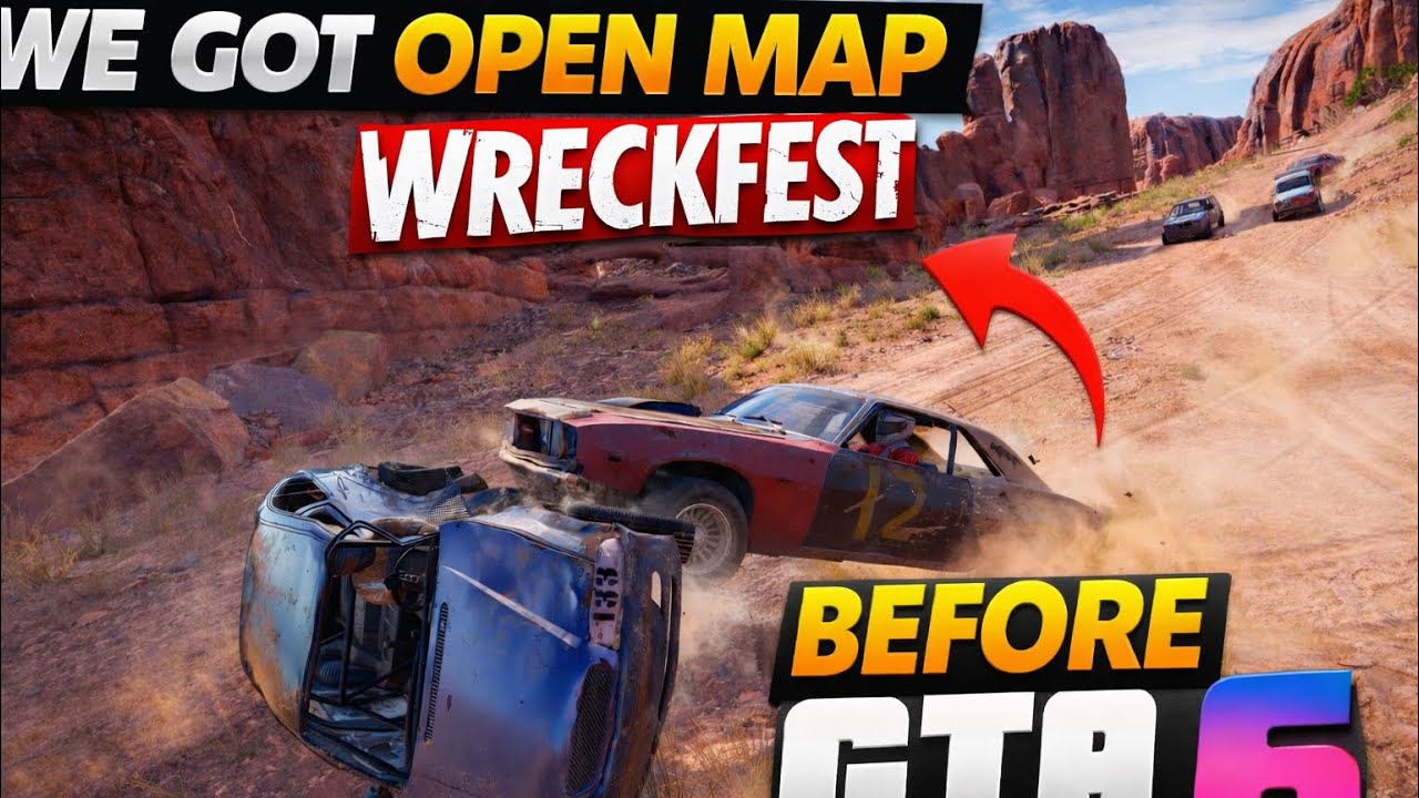 Beating The New Waypoint Challenge In Wreckfest 2 Was Not Easy