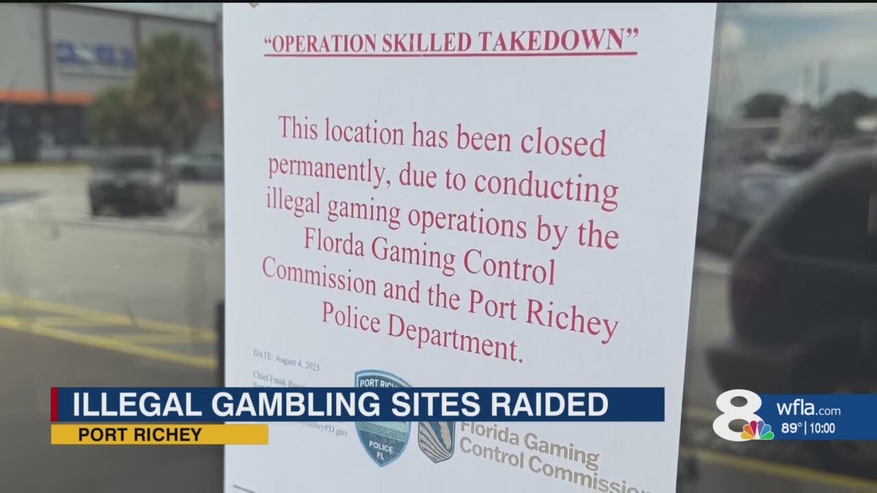 Nearly 250 Illegal Slot Machines Seized in Major Florida Gambling Bust