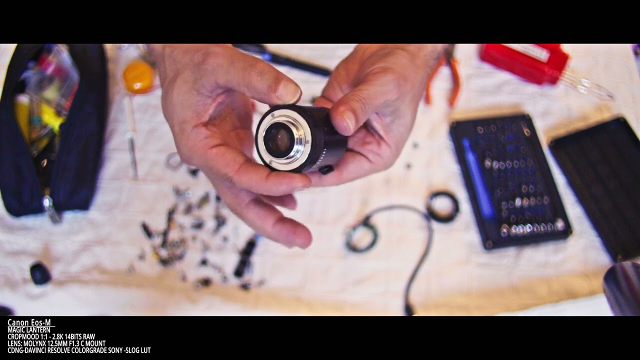 How I modified the COMPUTAR APC TV LENS 8,5mm F1,3 C Mount To Work with the Canon EOSM