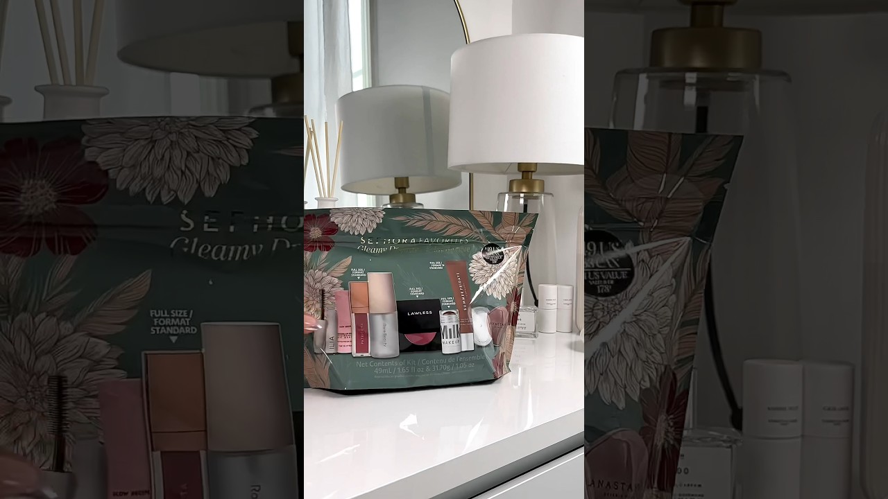 Let&rsquo;s unbox my Sephora favorites set 🤍✨ #sephora #sephorahaul #aesthetic