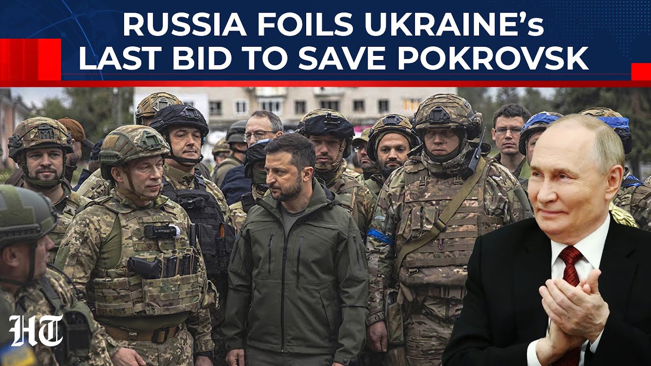 Russia Army Foils Ukraine's Last, Desperate Bid To Save Donetsk&rsquo;s Most Important City Pokrovsk