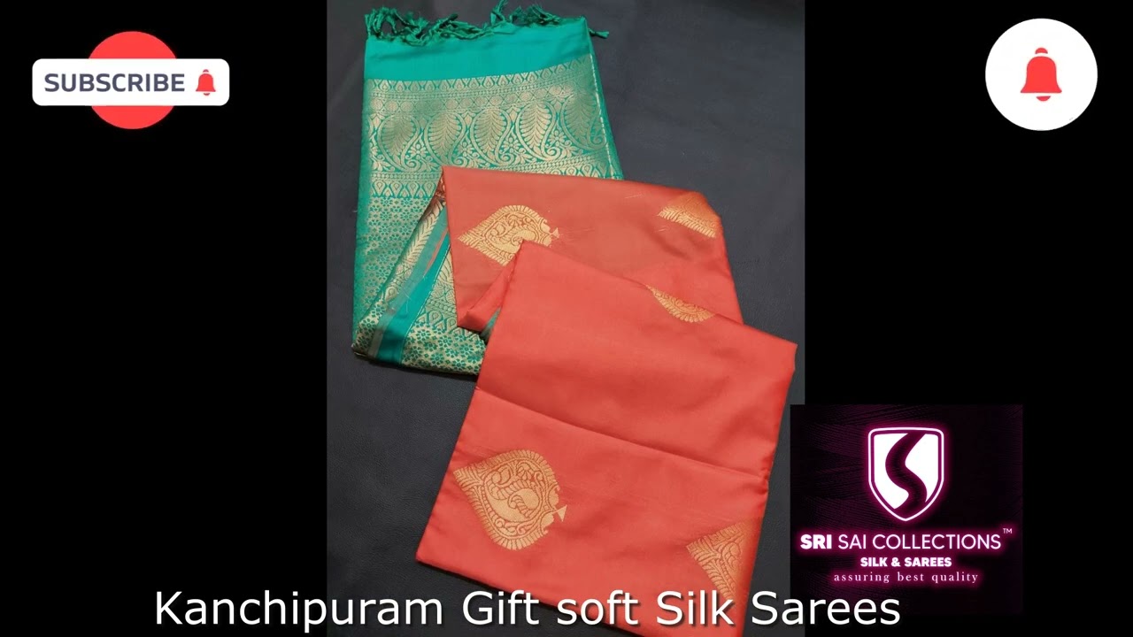 #Kanchipuram Gift soft Silk Sarees| By Sri Sai Collections Silk & Sarees Malleshwaram 08-02-22