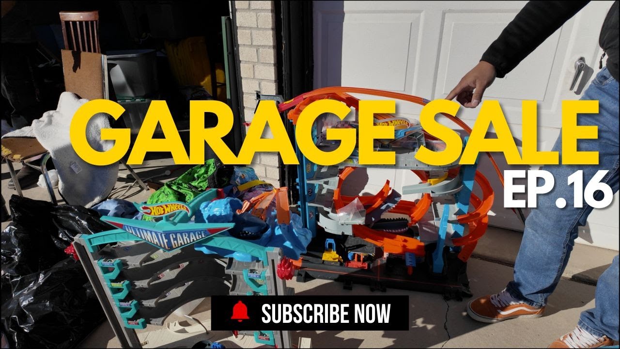 A lot of stuffs at the GARAGE SALE! 😱 This is what We Found! | Ep. 16