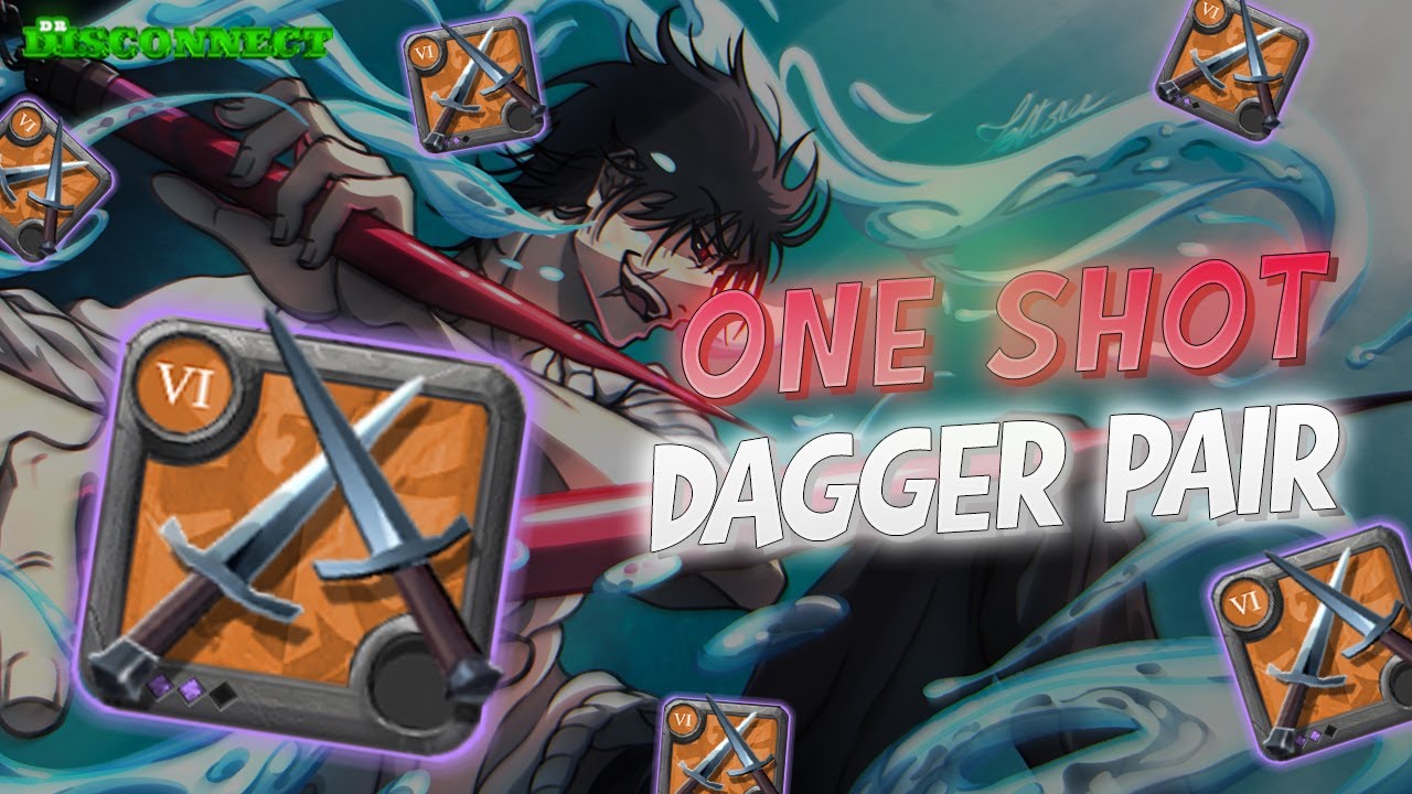 one shot with dagger pair + GIVEAWAY