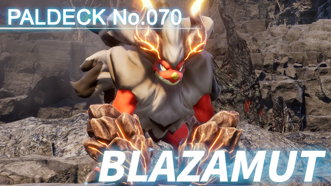 Paldeck_SP | No.070 BLAZAMUT - Palworld | Gameplay | Pocketpair