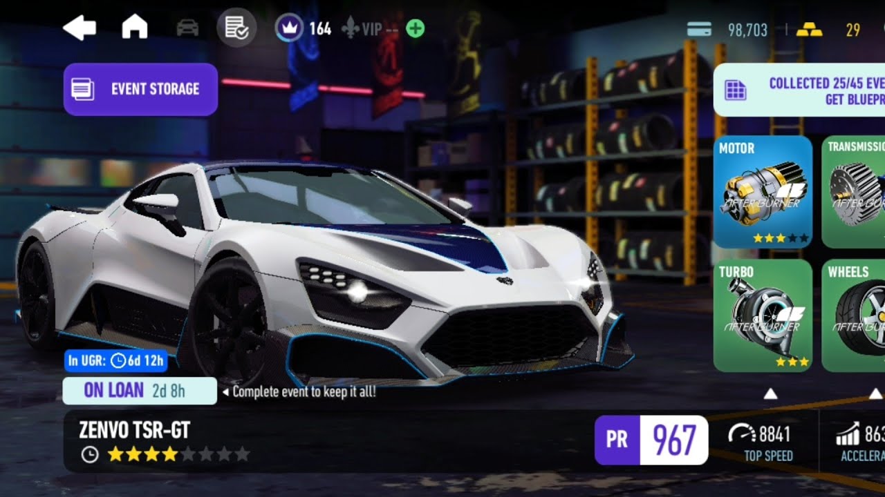 NEED FOR SPEED NO LIMITS ☆《 ZENVO TSR-GT 》☆《 DAY 4 》☆ [4K]