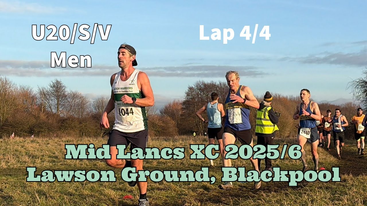 Mid Lancs XC 2025/6, Blackpool U20/S/V Men lap 4/4