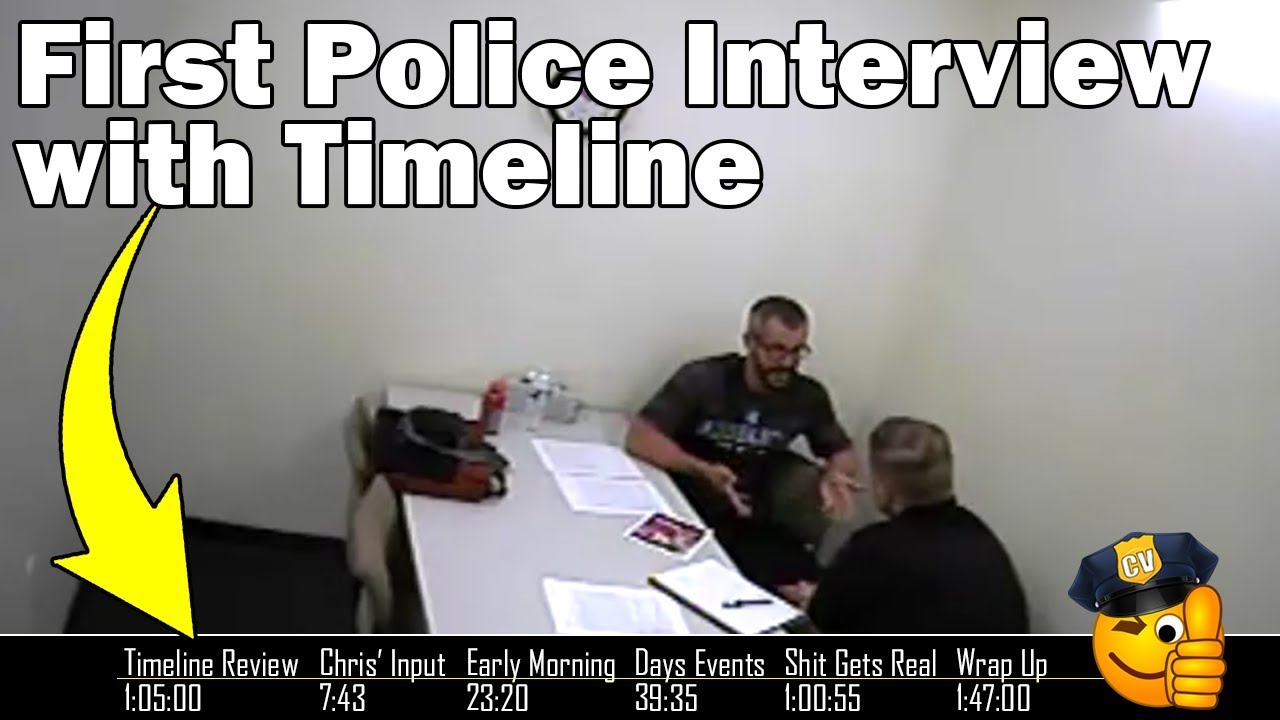Chris Watts FULL 1st police interview (with timeline) the day after he murdered his family 8-14-18