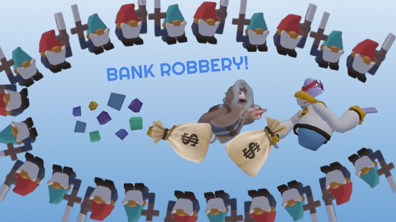 SHOWCASING AND PLAYING MY NEW BANK ROBBERY MAP! @Wombily  #oculus #vr #yeeps #funny #build #crazy