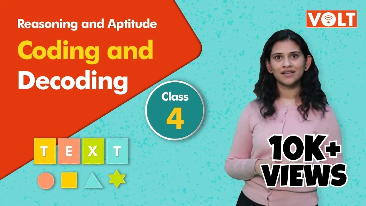 Coding and Decoding Class 4 | Reasoning and Aptitude for Kids | Viva VOLT