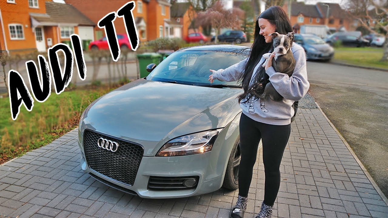 MY GIRLFRIEND'S FIRST REACTION TO HER AUDI TT  * AFTER RESTORATION *
