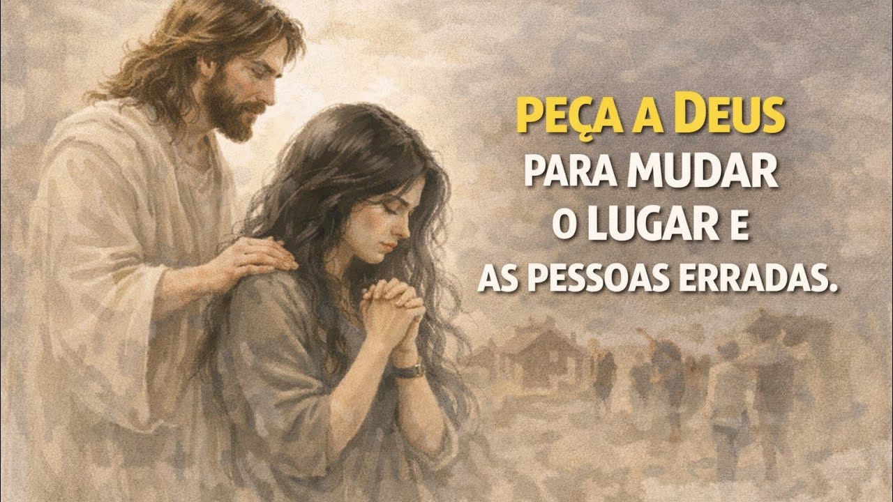 Peça a Deus por mudança de ambiente e pessoas! 