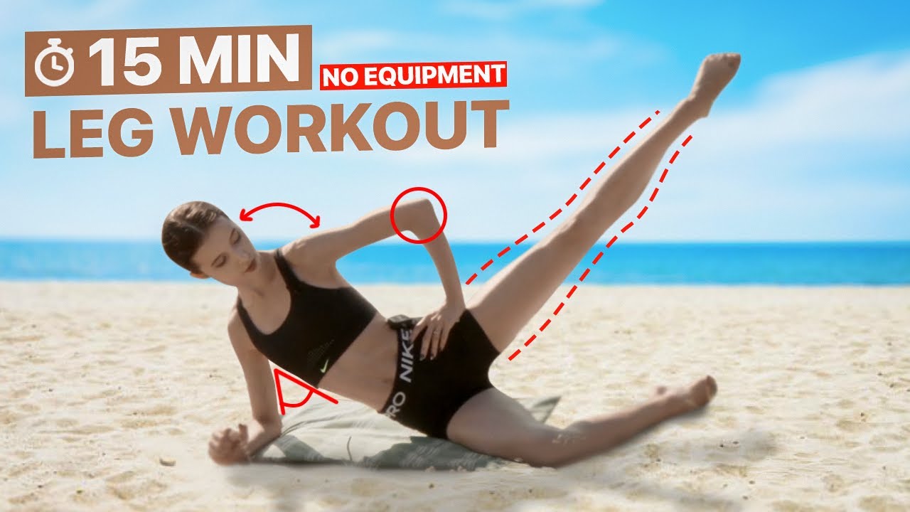 BALLET WORKOUT on the BEACH - Episode #2 - 15 MIN LEG, no Equipment!