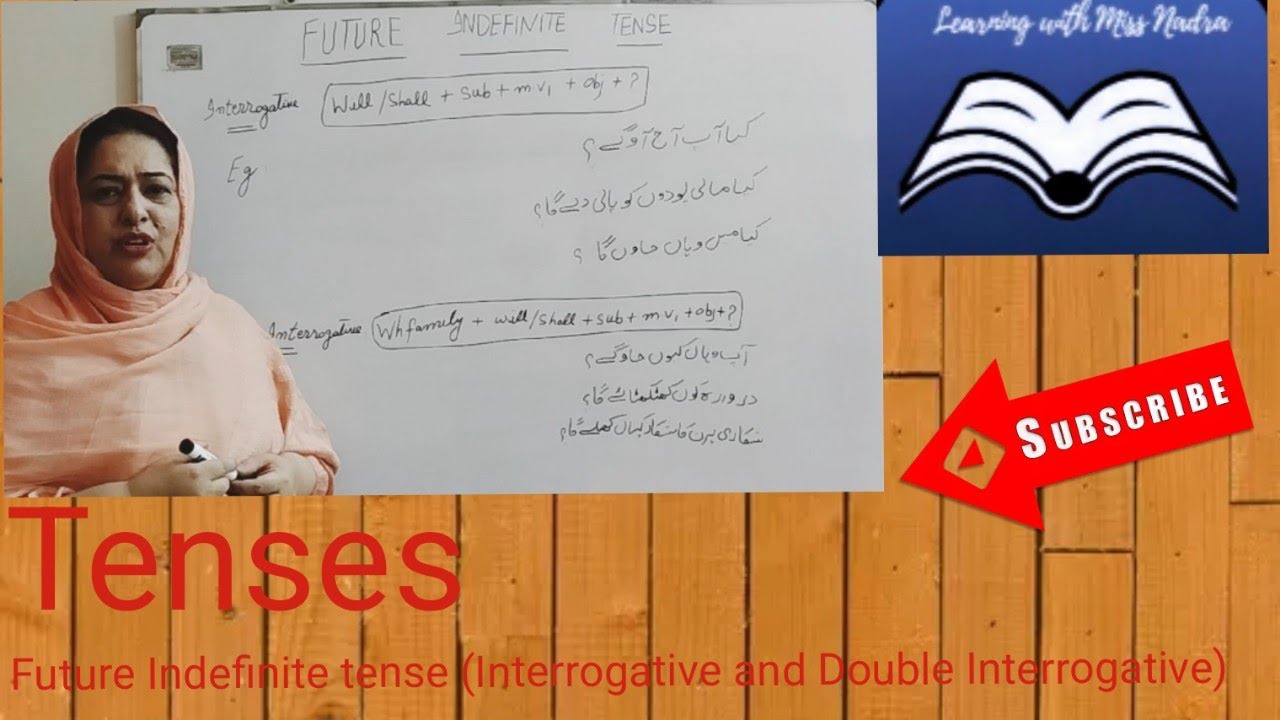 Future Indefinite tense (Interrogative and Double Interrogative)@LearningwithMissNadra