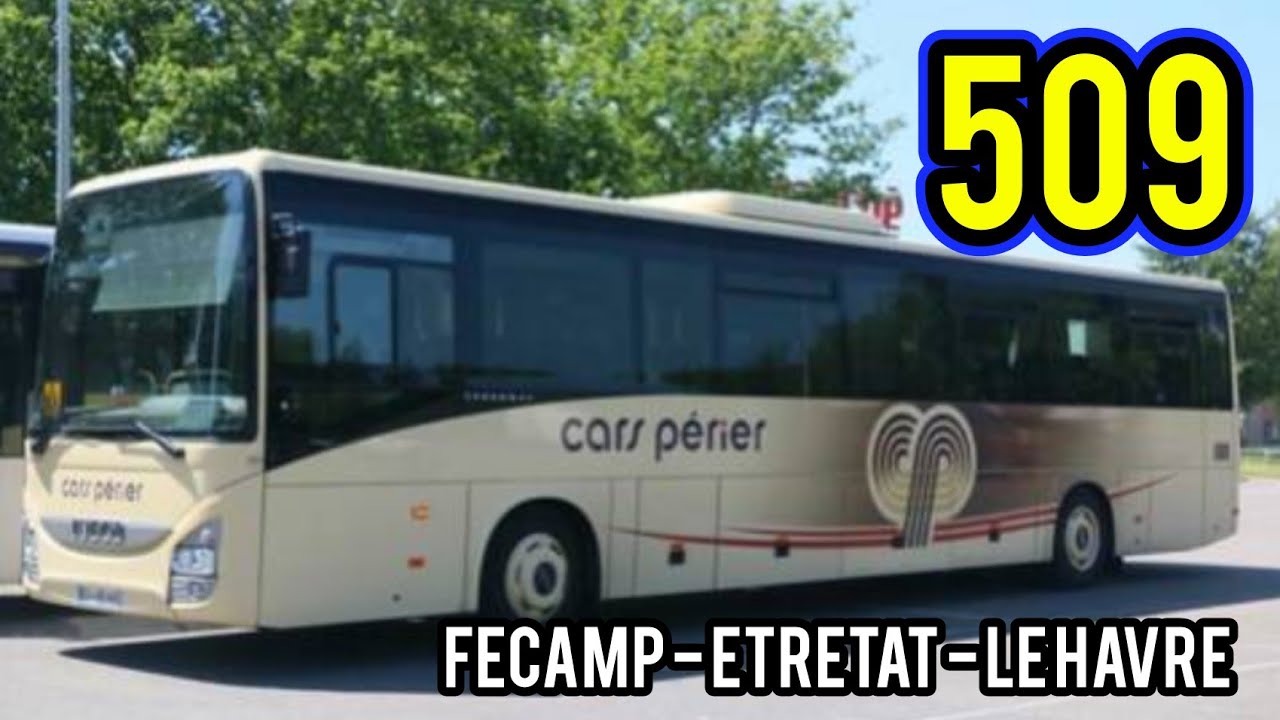 [Ligne 509] Fécamp - Etretat - Le Havre (coucher de soleil)