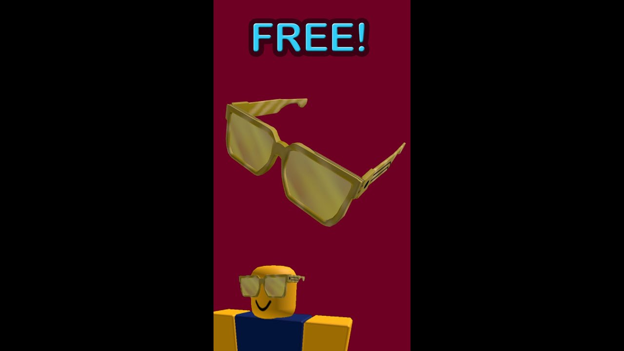 (Event Ended) How to get The Golden Shades in Roblox for free! #shorts