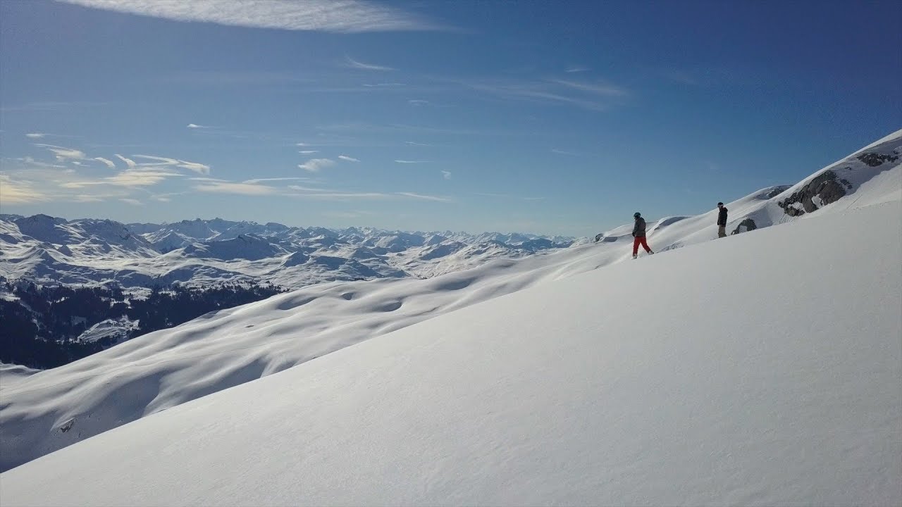 Ultra krasser freederide powder day mit pro-rider Maxim